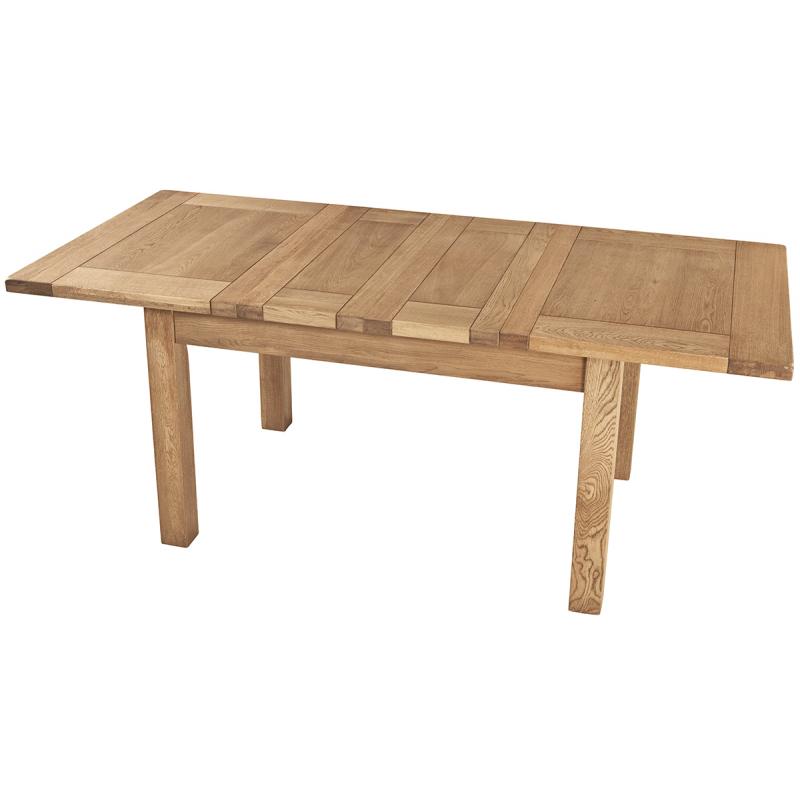 Kingsbury Solid Oak 1.3m-2m Extending Dining Table